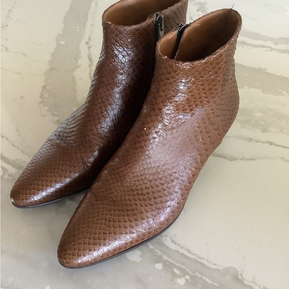 Aquatalia Brown Boots Size 8 with Box